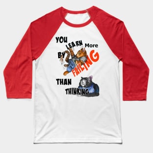 wise cat ginger fail Baseball T-Shirt